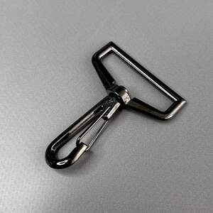 Карабин для сумки 38 мм, темный никель - 6 см