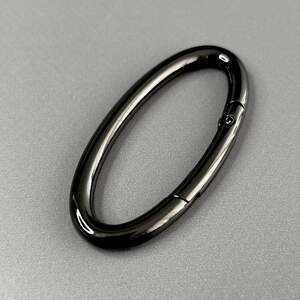 Карабин для сумки 55 мм, темный никель - 6,5 см