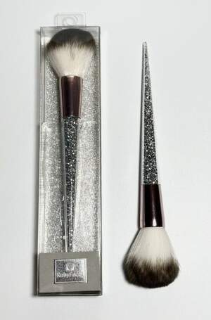 Кисточка для пудры Ruby Face, серебро