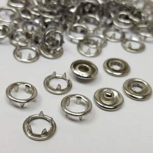 Китайская кнопка Baby 9,5мм - никель (50шт.) (212223)