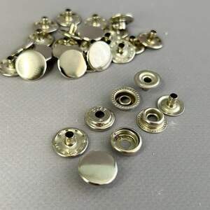 Кнопка #61 15мм Никель (50шт) (00246)