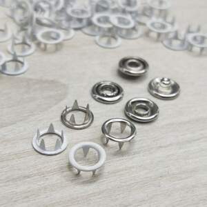 Кнопка Baby 7,8мм Белый 1440шт (210012)