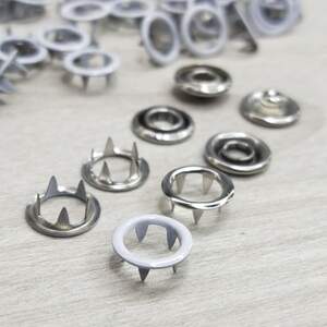 Кнопка Baby 9,5мм Белый 1440шт (212223)