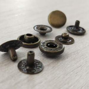 Кнопка Альфа 10мм Антик VT-2 (720шт) (00244)