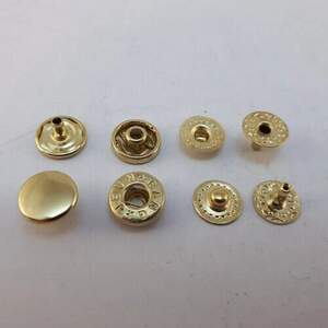 Кнопка Альфа 10мм Золото VT-2 (720шт) (00244)