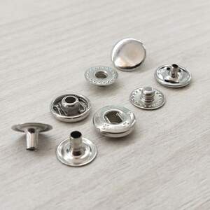 Кнопка Альфа 10мм Никель VT-2 (720шт) (00244)