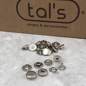 Кнопка Альфа 12,5мм #54 Никель (720шт) Tals (00245)