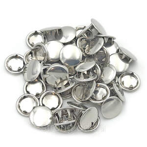 Кнопка трикотажная Baby 9,5мм Никель с закрытой шляпкой 1440шт. Кнопка трикотажная Baby 9,5мм Никель с закрытой шляпкой 1440шт.