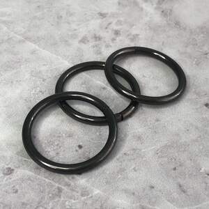 Кольцо для сумки Ø 2,5 см - темный никель