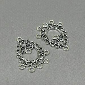 Коннектор металлический Восток ажур 22х28 мм, Сталь