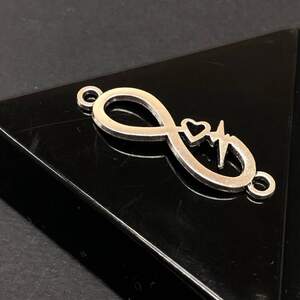 Коннектор-разделитель Бесконечность 11х33 мм, цвет Сталь