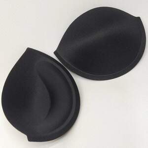 Корсетные чашки балконет #80 черные