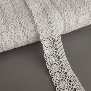 Кружево льняное 3см - Белый (М6151)