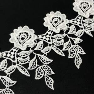 Кружево макраме Sindtex 10 см (9м) Цвет - теплый белый (20170214-35)