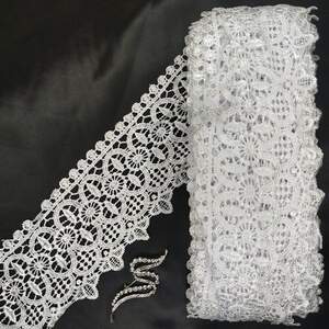 Кружево макраме Sindtex 10см (13м) Цвет - Белый (04-L0052-1)