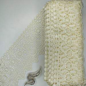 Кружево макраме Sindtex 10см (13м) Цвет - Молочный (04-L0052-2)