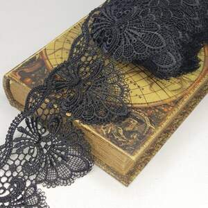 Кружево макраме Sindtex 10см (13м) Цвет - Черный (729-101-039)