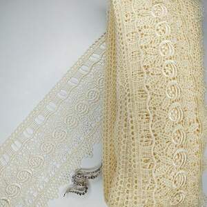 Кружево макраме Sindtex 10см (20м) Цвет - Молочный (09-Y10093-2)