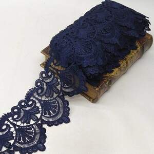 Кружево макраме Sindtex 11,5см (13м) Цвет - Синий темный (729-104-154) Кружево макраме Sindtex 11,5см (13м) Цвет - Синий темный (729-104-154)