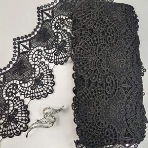 Кружево макраме Sindtex 11см (13м) Цвет - Черный (38-D2222901-3)