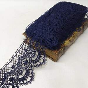 Кружево макраме Sindtex 12см (13м) Цвет - Синий темный (729-107-154) Кружево макраме Sindtex 12см (13м) Цвет - Синий темный (729-107-154)