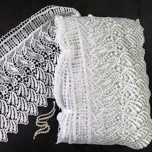 Кружево макраме Sindtex 17см (13м) Цвет - Белый (45-SF3476A-1) Кружево макраме Sindtex 17см (13м) Цвет - Белый (45-SF3476A-1)