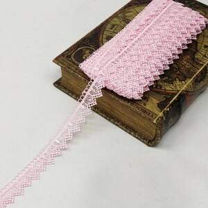 Кружево макраме Sindtex 2см (13м) Цвет - Розовый (729-14-004) Кружево макраме Sindtex 2см (13м) Цвет - Розовый (729-14-004)