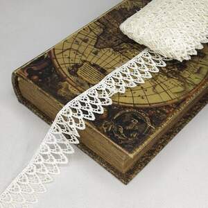 Кружево макраме Sindtex 3,5см (13м) Цвет - Айвори (729-23-084) Кружево макраме Sindtex 3,5см (13м) Цвет - Айвори (729-23-084)