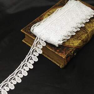 Кружево макраме Sindtex 3,5см (13м) Цвет - Белый (SF0133-001)