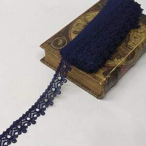 Кружево макраме Sindtex 3см (13м) Цвет - Синий темный (729-24-154)