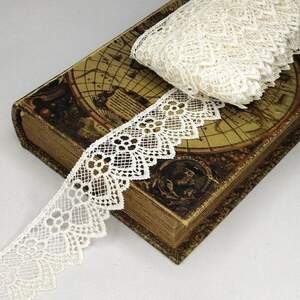 Кружево макраме Sindtex 5см (13м) Цвет - Айвори (729-37-084) Кружево макраме Sindtex 5см (13м) Цвет - Айвори (729-37-084)