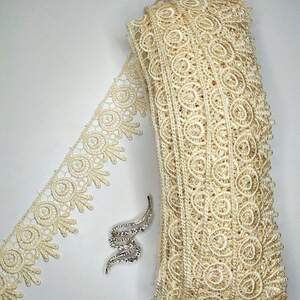 Кружево макраме Sindtex 5см (20м) Цвет - Молочный (26-H1931-7) Кружево макраме Sindtex 5см (20м) Цвет - Молочный (26-H1931-7)