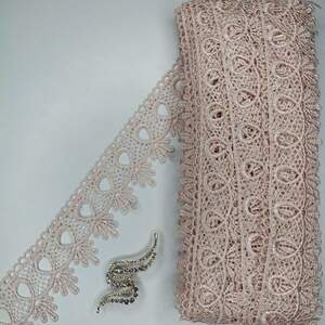 Кружево макраме Sindtex 5см (20м) Цвет - Пудра (01-Y10495-6) Кружево макраме Sindtex 5см (20м) Цвет - Пудра (01-Y10495-6)