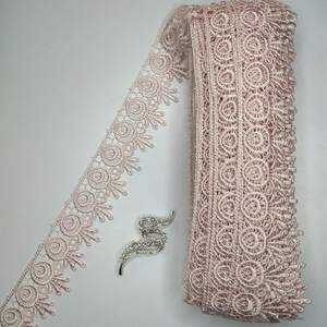 Кружево макраме Sindtex 5см (20м) Цвет - Пудра (26-H1931-11) Кружево макраме Sindtex 5см (20м) Цвет - Пудра (26-H1931-11)