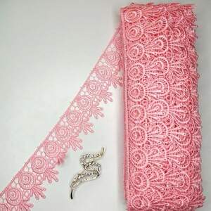 Кружево макраме Sindtex 5см (20м) Цвет - Розовый яркий (26-H1931-12) Кружево макраме Sindtex 5см (20м) Цвет - Розовый яркий (26-H1931-12)