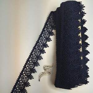 Кружево макраме Sindtex 5см (20м) Цвет - Синий темный (33-Y10331-2) Кружево макраме Sindtex 5см (20м) Цвет - Синий темный (33-Y10331-2)