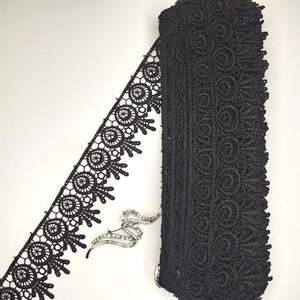 Кружево макраме Sindtex 5см (20м) Цвет - Черный (26-H1931-17)