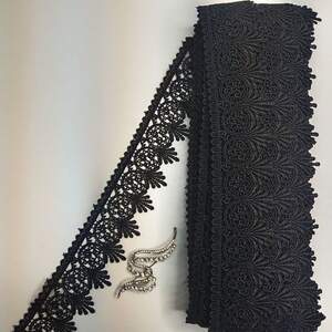 Кружево макраме Sindtex 5см (20м) Цвет - Черный (33-Y10331-3)