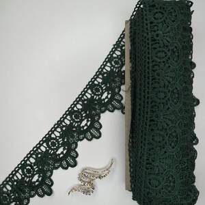 Кружево макраме Sindtex 6,5см (13м) Цвет - Зеленый (07-T1138-4) Кружево макраме Sindtex 6,5см (13м) Цвет - Зеленый (07-T1138-4)