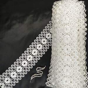 Кружево макраме Sindtex 6,5см (20м) Цвет - Белый (08-Y11560-1)