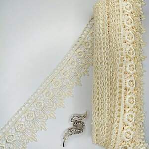 Кружево макраме Sindtex 6,5см (20м) Цвет - Молочный (05-XR13023-8)