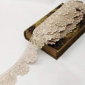 Кружево макраме Sindtex 6см (13м) Цвет - Бежевый (729-42-173)