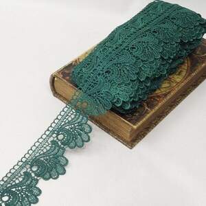 Кружево макраме Sindtex 6см (13м) Цвет - Зеленый (729-42-074)