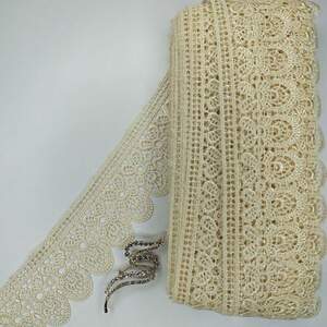 Кружево макраме Sindtex 6см (13м) Цвет - Молочный (12-SF-3150-2)