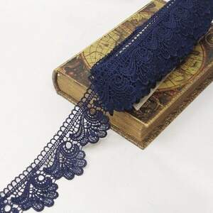 Кружево макраме Sindtex 6см (13м) Цвет - Синий темный (729-42-154)