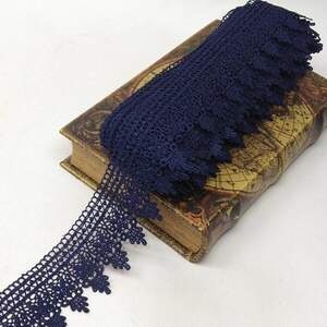 Кружево макраме Sindtex 6см (13м) Цвет - Синий темный (729-63-154)