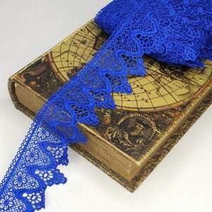 Кружево макраме Sindtex 6см (13м) Цвет - Синий электрик (729-51-040)