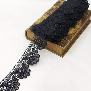 Кружево макраме Sindtex 6см (13м) Цвет - Черный (729-42-039)