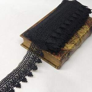 Кружево макраме Sindtex 6см (13м) Цвет - Черный (729-63-039)