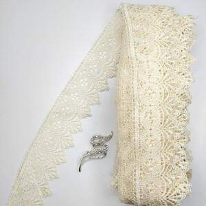 Кружево макраме Sindtex 6см (20м) Цвет - Молочный (28-Y10494-9)